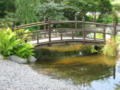 日本花園，小橋