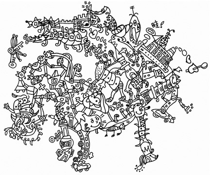 插畫 漫畫 未分層