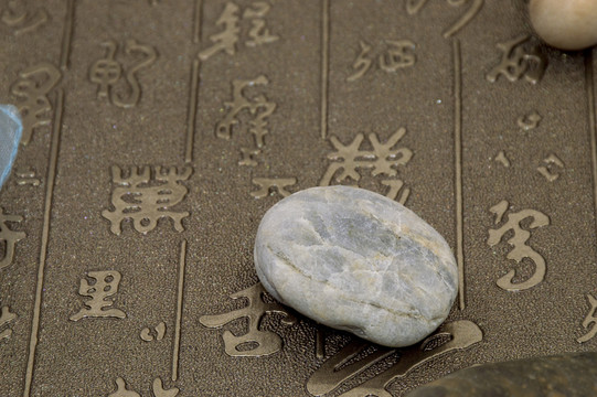 白色鵝卵石素材