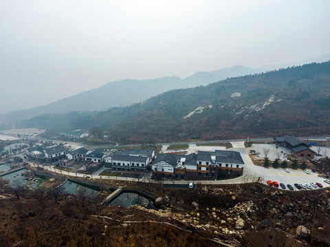 旅游小鎮(zhèn)俯瞰