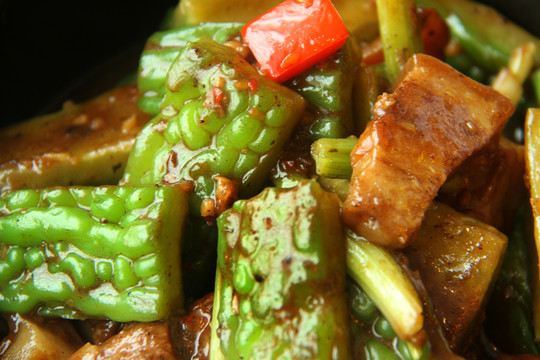 涼瓜煲肉