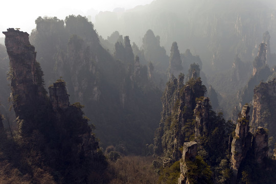 張家界 武陵源 著名景點 旅游