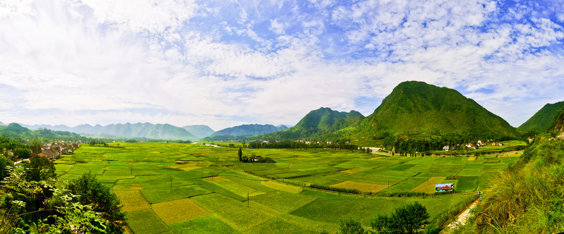 田園 鄉(xiāng)村 巴山 秦嶺 田野風(fēng)