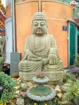 韓國(guó)街路建筑雕塑