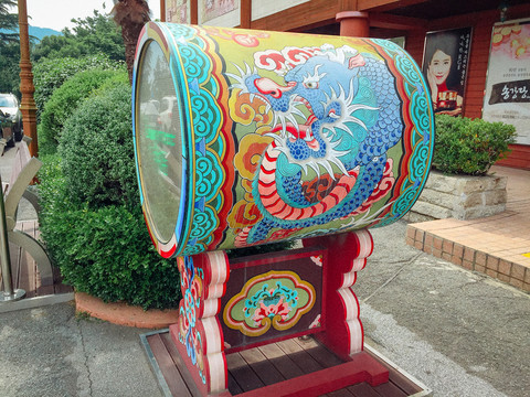 韓國街路建筑腰鼓