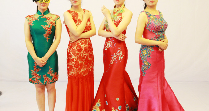 美女時(shí)裝模特