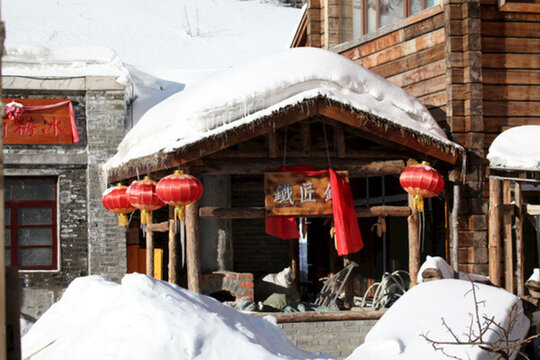 雪鄉(xiāng) 雪景 白雪 鄉(xiāng)愁