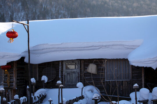 雪鄉(xiāng) 雪景 白雪 鄉(xiāng)愁 鄉(xiāng)村