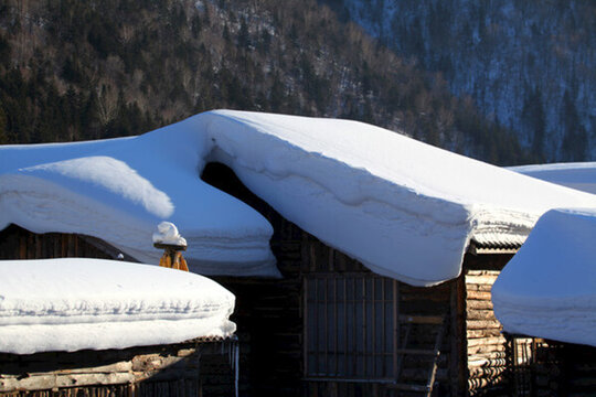 雪鄉(xiāng) 雪景 白雪 鄉(xiāng)愁 鄉(xiāng)村