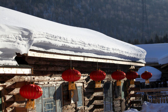 雪鄉(xiāng) 雪景 白雪 鄉(xiāng)愁 鄉(xiāng)村