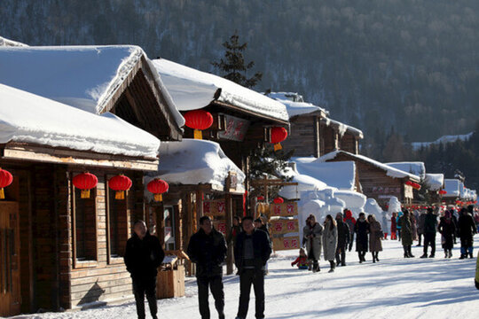 雪鄉(xiāng) 雪景 白雪 鄉(xiāng)愁 鄉(xiāng)村