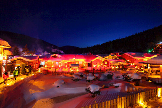 雪鄉(xiāng) 夜景