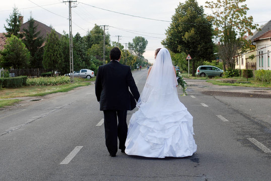 婚禮的夫婦