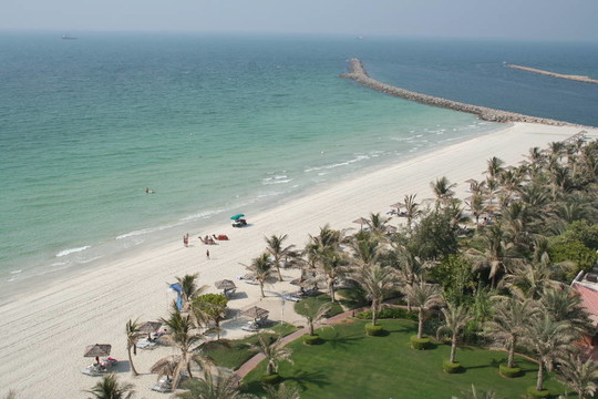 UAE。迪拜.Jumeira海灘