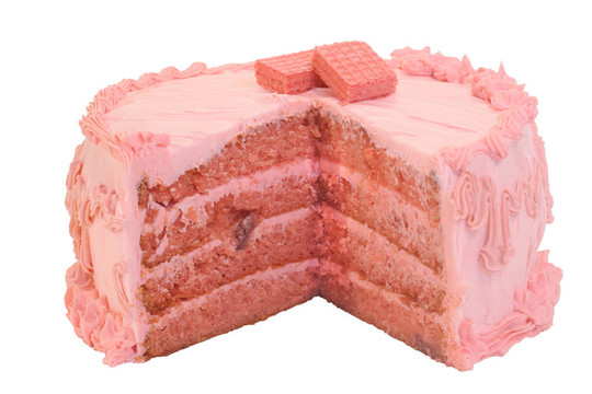 切Strawberry Cake