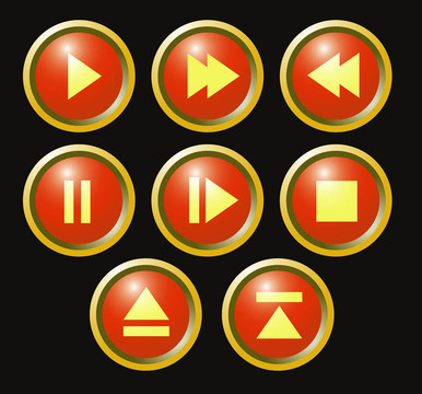 用于網(wǎng)絡(luò)的容量玻璃按鈕