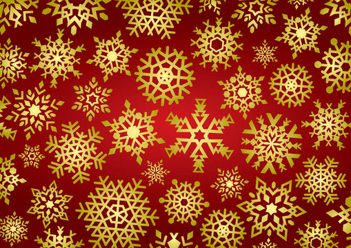 雪花背景（插圖）