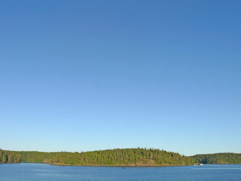 海島瓦拉姆在拉多加湖景觀