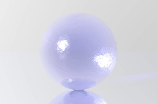 紫色的球