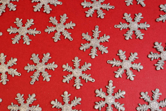 銀色的雪花