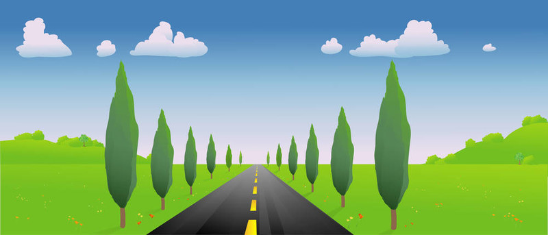 春天的道路