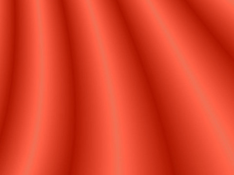 紅色的窗簾