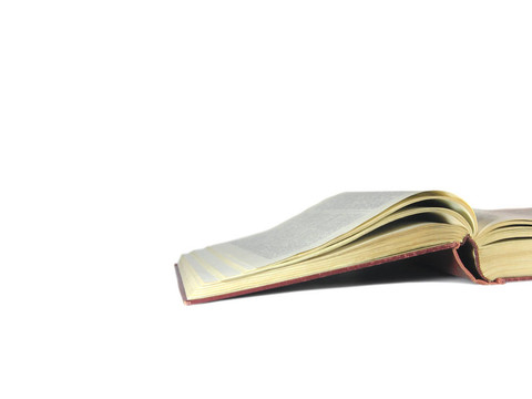 一本打開的書