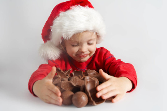 巧克力小Santa