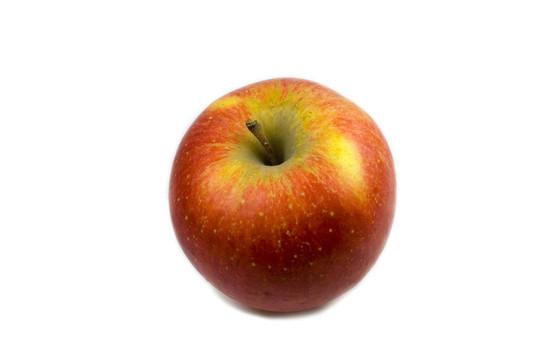 黃色紅蘋果分離