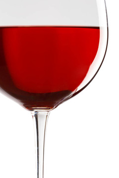 紅酒杯；特寫
