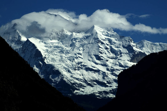 瑞士的阿爾卑斯山脈