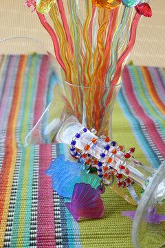 Martini Glass和Cocktail Sticks