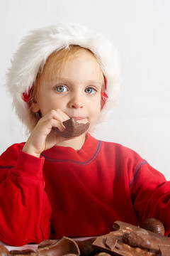 巧克力小Santa