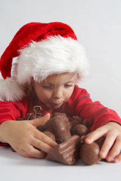 巧克力小Santa