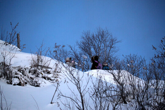 林海雪原 雪鄉(xiāng) 白雪 冬天 山