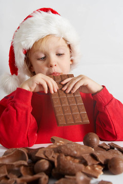 巧克力小Santa
