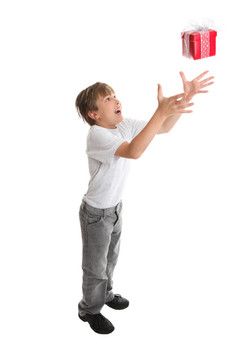 抓住墜落的禮物