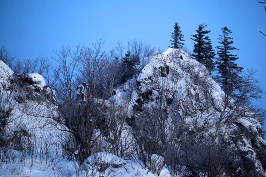 雪鄉(xiāng) 白雪 冬天 山