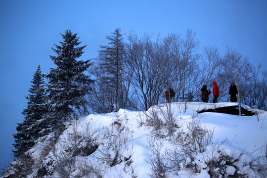 林海雪原 雪鄉(xiāng) 白雪 冬天 山