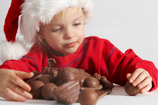 巧克力小Santa