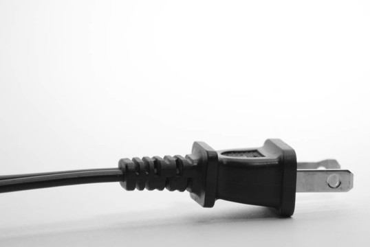 黑白電源線