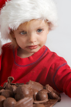 巧克力小Santa
