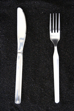 勺子；刀和Fork iso