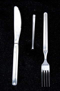 勺子；刀和Fork iso