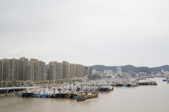 浙江舟山沈家門漁港