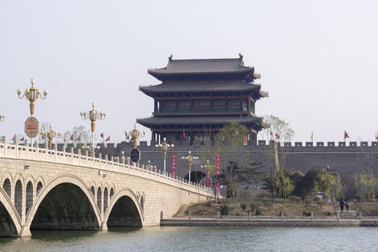 山東聊城古城樓