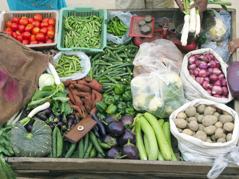 賣(mài)新鮮蔬菜