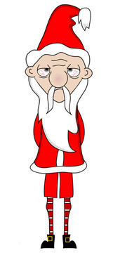 疲憊的Santa