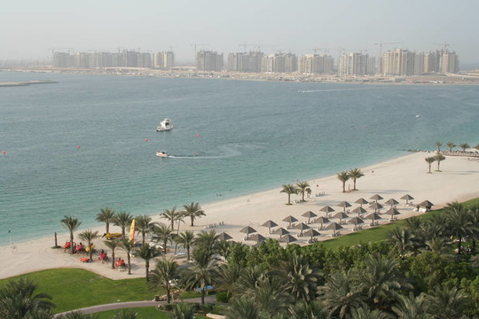 UAE。迪拜.Jumeira海灘