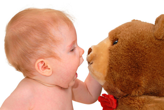 寶貝和Teddy Bear